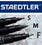 PENNARELLI INDELEBILI - STAEDTLER LUMOCOLOR 317 - PUNTA (M) MEDIA  1 mm - Conf. 10 pz - immagine 2