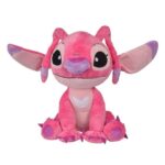 Peluche Stitch Angel Rosa Plastica 50 cm
