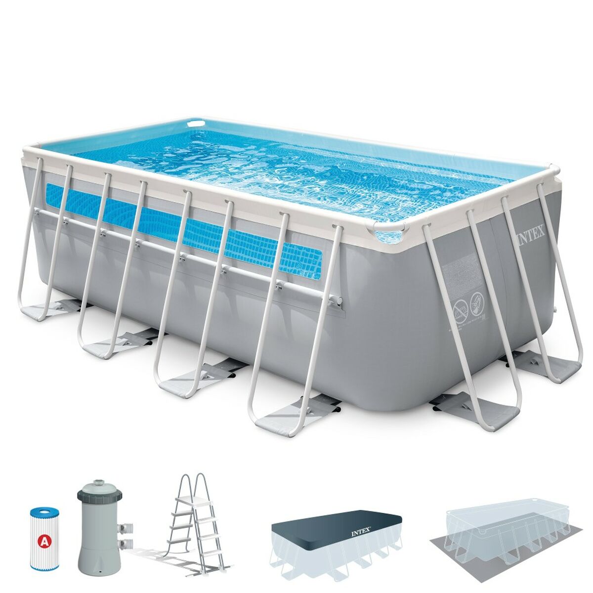 6941057426372_S8905465_P01.jpg Piscina Smontabile Intex 400 x 122 x 200 cm - immagine 1