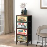 Cassettiera Max Home Vintage 45 x 98 x 30 cm - immagine 2