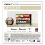 Cassettiera Max Home Vintage 103 x 77 x 30 cm - immagine 7