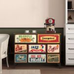Cassettiera Max Home Vintage 103 x 77 x 30 cm - immagine 2