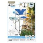 Sedia da Campeggio Pieghevole Aktive 58 x 103 x 57 cm - immagine 3