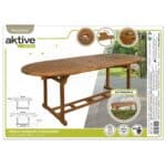 Tavolo Allungabile Aktive 200 x 74 x 90 cm Legno di acacia - immagine 6