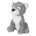 Peluche Jeni Leopardo Grigio 80 cm