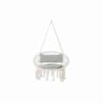 Amaca DKD Home Decor Beige Grigio Rosso Granato 82 x 62 x 123 cm (82 x 62 x 123 cm) - immagine 2