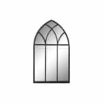 Specchio da parete DKD Home Decor Nero Finestra 36 x 2 x 65 cm (65 Pezzi)