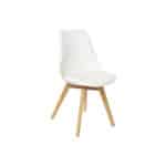 Sedia DKD Home Decor Bianco Naturale polipropilene legno di faggio 48 x 55 x 83 cm