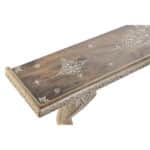 Mensole DKD Home Decor Bianco Naturale Legno di mango 78 x 15 x 28 cm - immagine 3