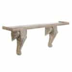 Mensole DKD Home Decor Bianco Naturale Legno di mango 78 x 15 x 28 cm - immagine 2