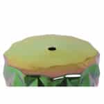 Tavolo aggiuntivo Home ESPRIT Multicolore Porcellana 33 x 33 x 45 cm - immagine 2