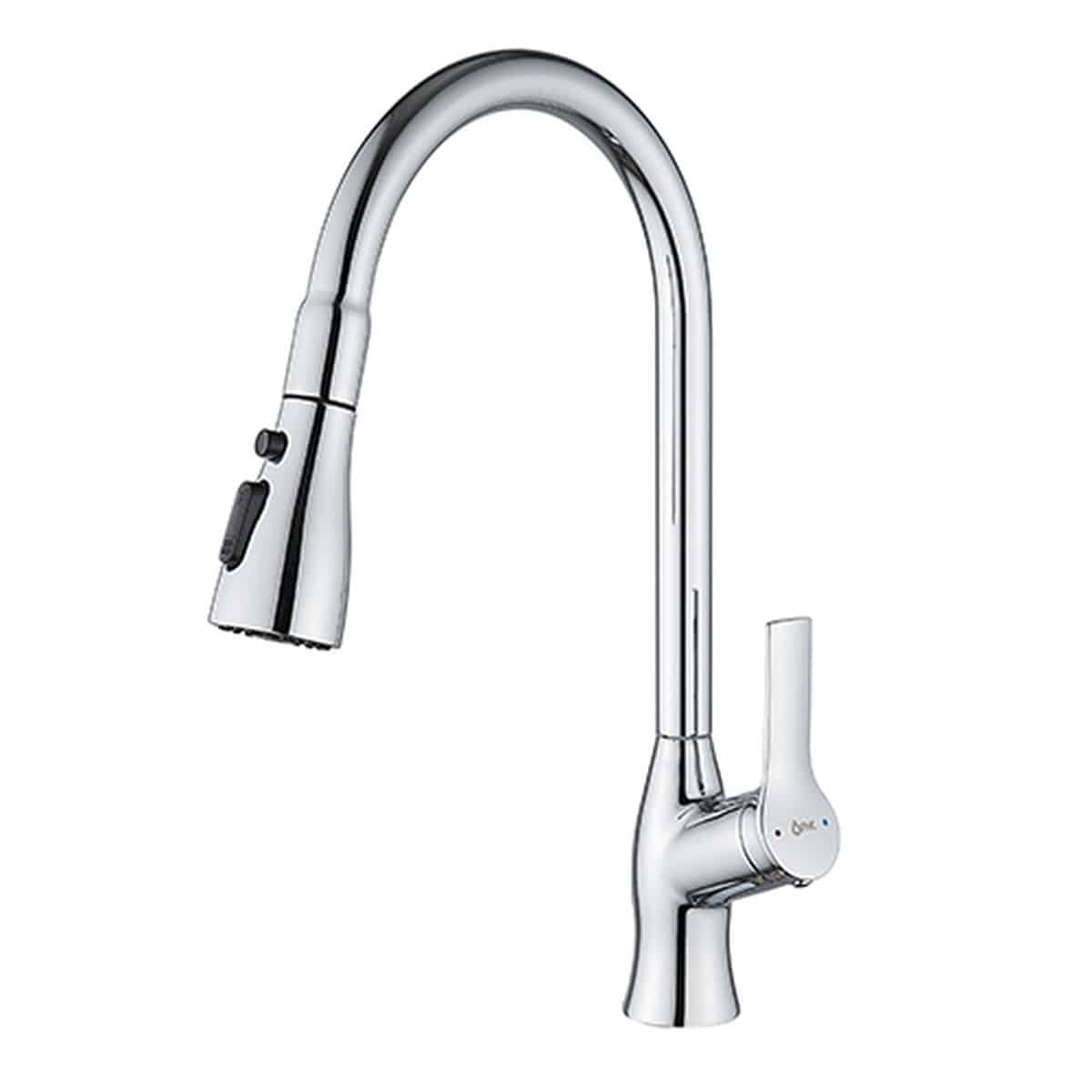 8430025016205_S6505378_P00.jpg Rubinetto Monocomando Fontastock Cromo Acciaio inossidabile Ottone Ceramica Lega di Zinco Forma a C Alto - immagine 1