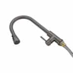 Rubinetto Monocomando Fontastock Grigio Acciaio inossidabile Ceramica Forma a C - immagine 3