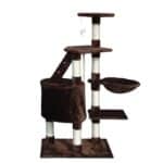 Albero tiragraffi per gatti Gloria 55 x 40 x 120 cm Marrone Legno Carta Sisal - immagine 2