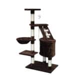 Albero tiragraffi per gatti Gloria 55 x 40 x 120 cm Marrone Legno Carta Sisal - immagine 5