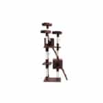 Albero tiragraffi per gatti Gloria 50 x 50 x 170 cm Marrone Legno Carta Sisal - immagine 3