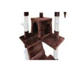 Albero tiragraffi per gatti Gloria 50 x 50 x 170 cm Marrone Legno Carta Sisal - immagine 6