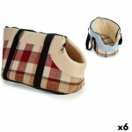Borsa per Animali Domstici Mascow 28 x 39 x 40 cm A quadri (6 Unità)