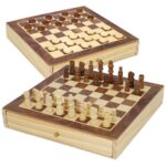 Tabellone da Scacchi e Dama CB Games Legno Sertar (4 Unità) - immagine 2