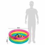 Piscina di Palline Intex 86 x 25 x 86 cm (3 Unità) - immagine 6