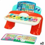 Piano Interattivo per Bambini Winfun 27 x 16 x 18 cm (2 Unità)