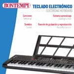 Pianoforte Elettrico Bontempi 68 x 88 x 38 cm (2 Unità) - immagine 3