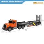 Camion Porta-veicoli Speed & Go 53 X 15 X 10 CM (2 Unità) - immagine 5