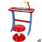 Tastiera 37 Tasti Bontempi 43 x 56 x 23 cm (2 Unità)