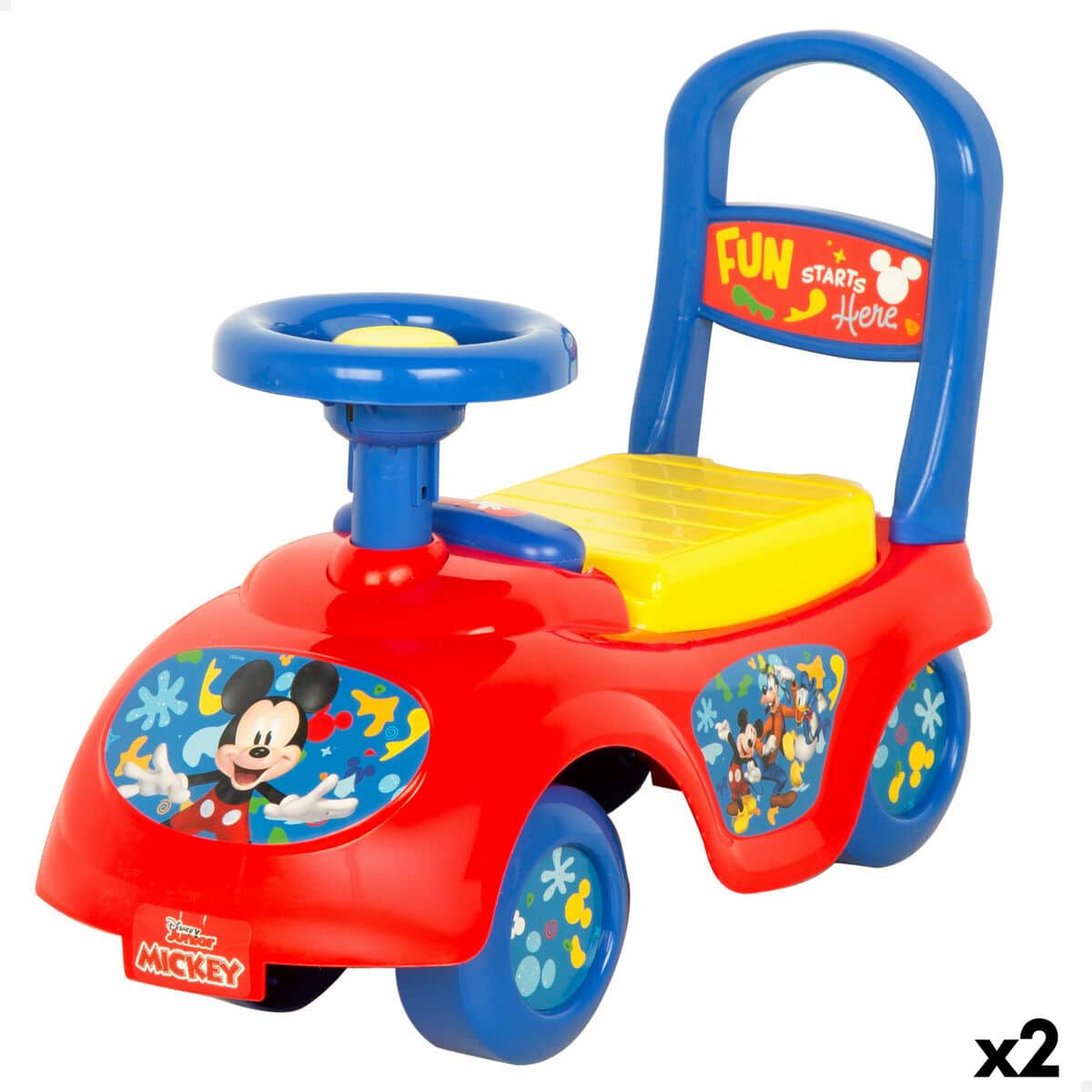 s8906734_p0_icon0.jpg Girello Mickey Mouse 43 x 37 x 21 cm (2 Unità) - immagine 1