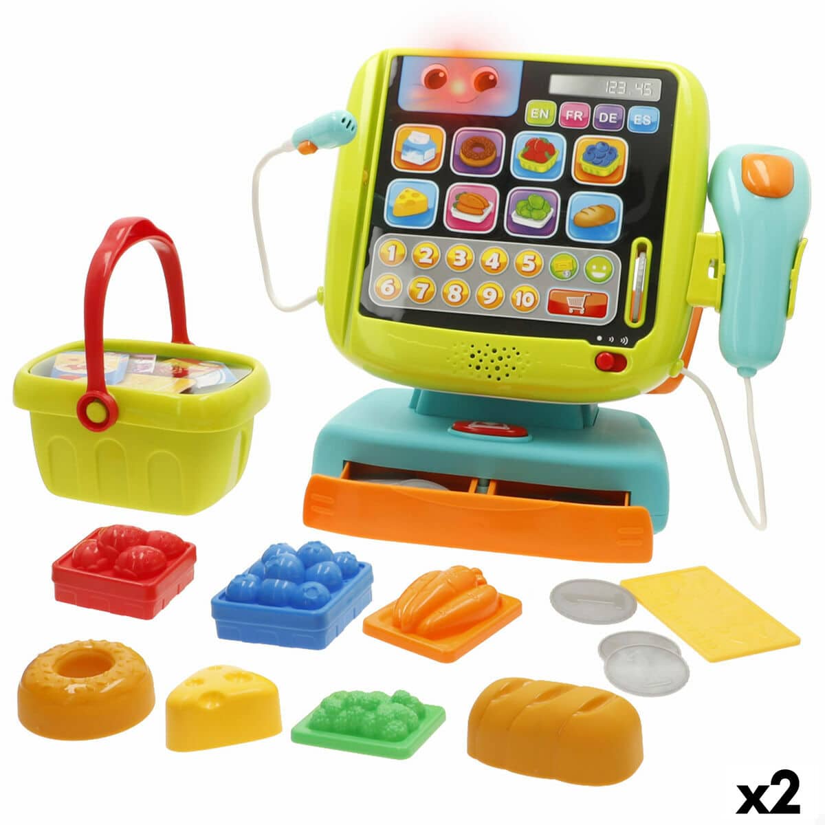s8906880_p0_icon0.jpg Registratore di Cassa in Legno con Accessori Winfun 24 X 23 X 11 CM (2 Unità) - immagine 1
