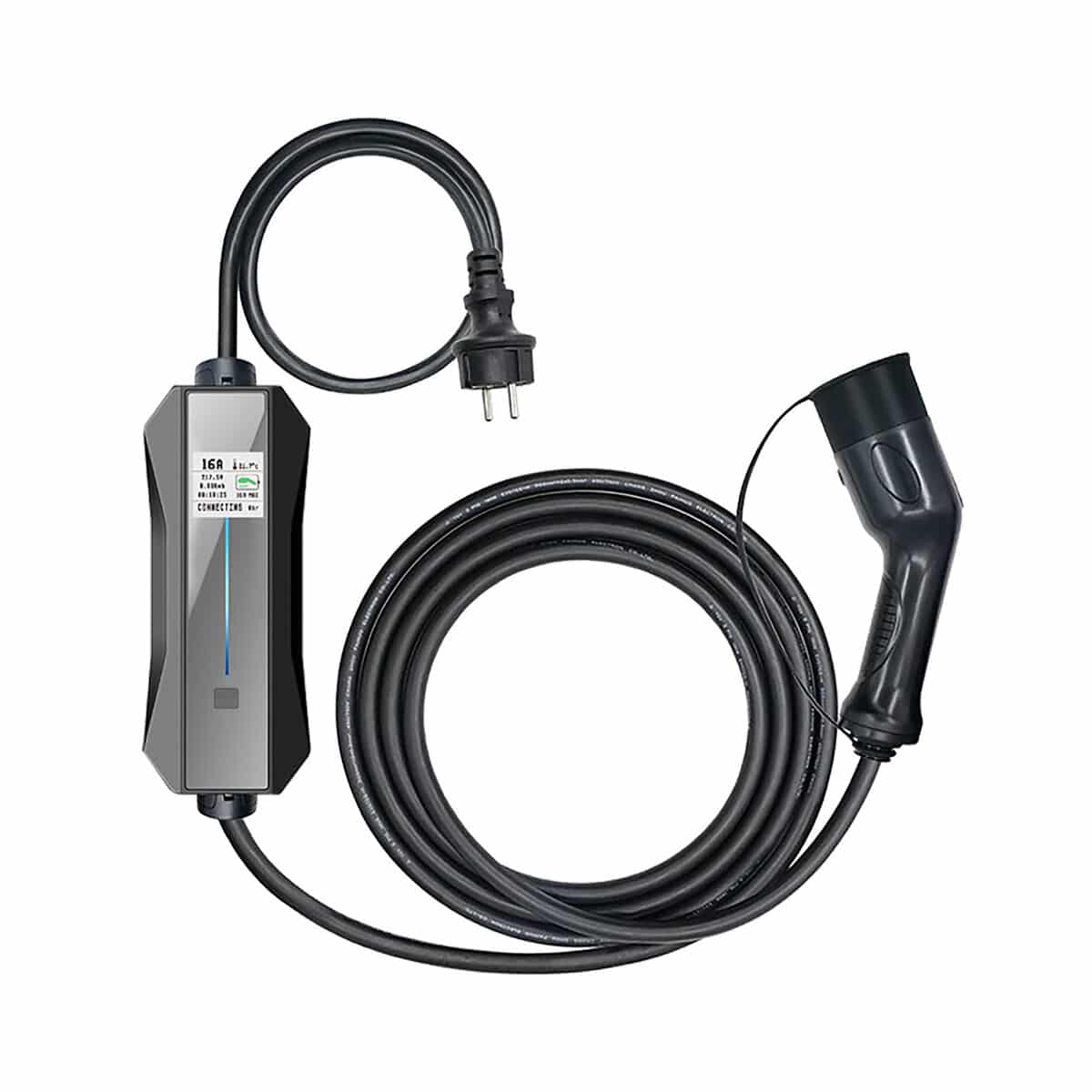 caricabatterie-per-auto-elettrica-ksix-schuko-t2_1048650 Caricabatterie per auto elettrica KSIX Schuko-T2 - immagine 1