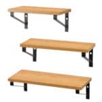 Mensole Max Home Ferro Legno MDF 42 X 12 X 16 CM (4 Unità) - immagine 2