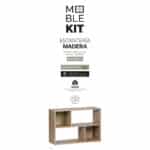 Scaffale MobleKit Marrone Legno 85 x 30 x 59 cm - immagine 3