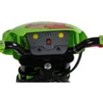 Moto Elettrica per Bambini 3 anni e Più, Moto Cross Elettrica con Rotelle, Batteria 6V Velocità 2,5km/h, 102 x 53 x 66cm, Verde - immagine 8