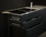 AEG CCE84751CB Piano cottura induzione cm.83 con cappa estraente integrata ventola downdraft / convezione / - immagine 2