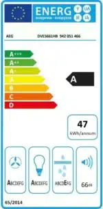 AEG Cappa a parete cm. 60 - nero DVE5661HB - immagine 8