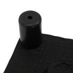 Poggiapiedi Rettangolare Imbottito e Rivestito in Finta Pelle Bianca, per Soggiorno e Ingresso, 40x30x24 cm - immagine 9