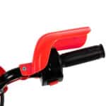 Moto Elettrica per Bambini 3-6 Anni in Plastica PP con Ruote di Supporto, Fari e Musica, 102x53x66 cm, Rosso e Nero - immagine 9