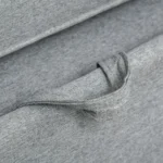 Divano Letto a 1 Piazza in Tessuto, Seduta 2 Posti e Schienale a 3 Reclinazioni, 154x87x89cm - immagine 3