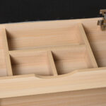 Scarpiera 2 in 1, Panca in Legno con Seduta Imbottita e Scomparto Nascosto, per Entrata/Ingresso, 80 x 30 x 48cm - immagine 9