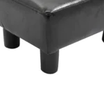 Poggiapiedi Rettangolare Rivestito in Ecopelle, 40x30x24 cm, Max, 1kg - immagine 10