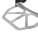 Carrello Portapacchi Pieghevole max 70kg con Maniglie Telescopiche e Altezza Regolabile, 41x38,5x1 cm, Argento - immagine 9