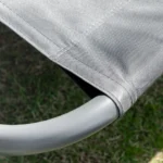 Lettino Matrimoniale 2 Posti Parasole Regolabile da Esterno e Giardino 2x175x134cm Grigio - immagine 3