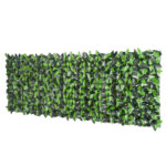Rotolo di Siepe Artificiale 3x1 m in PE e Tessuto per Balcone e Giardino, Verde Chiaro e Verde Scuro