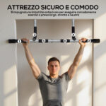 Barra per Trazioni Montaggio Senza Viti Barra per Addominali Max,110 kg - immagine 6