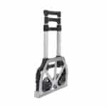 Carrello Portapacchi Pieghevole max 70kg con Maniglie Telescopiche e Altezza Regolabile, 41x38,5x1 cm, Argento - immagine 7