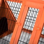 Gabbia per Conigli e Animali Domestici, Conigliera in Legno di Abete118 x 50 x 45 cm - immagine 8