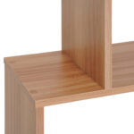 Libreria Legno Design Moderno con 6 Ripiani Legno Naturale 80 × 23 × 192cm - immagine 8