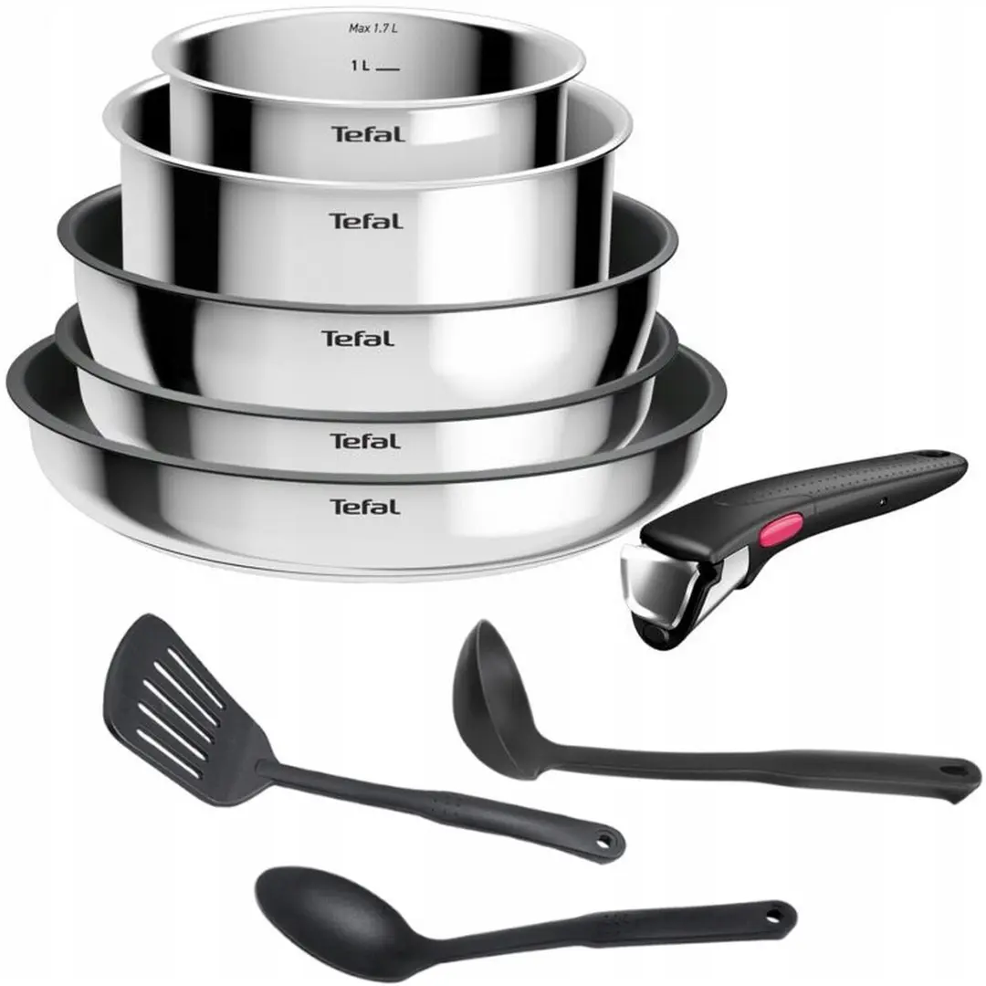 padella-tefal-l881s904-alluminio-9-pezzi_1264709 (1) Padella Tefal L881S904 Alluminio 9 Pezzi - immagine 1
