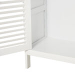 Mobiletto da Bagno Impermeabile con 2 Ripiani e Armadietto MDF Bianco - immagine 7